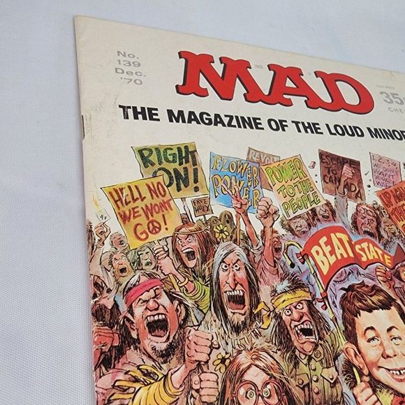 Mad Magazine Issue #139 December 1970 The Loud Minority Jack Davis cover Rare - Picture 2 of 11